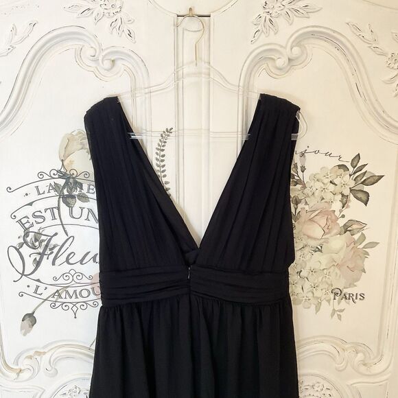 Lulus Heavenly Hues Maxi Dress Women's XL Black Sleeveless NWOT - Picture 8 of 11